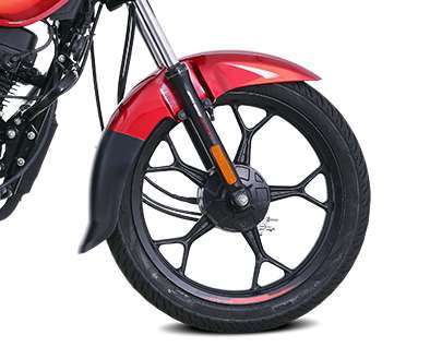 Bajaj Platina 110 Drum Commuter Bikes Petrol 4 Stroke, Single Cylinder 8.6 PS @ 7000 rpm Ebony Black Blue, Cocktial Wine Red - Orange, Ebony Black Red